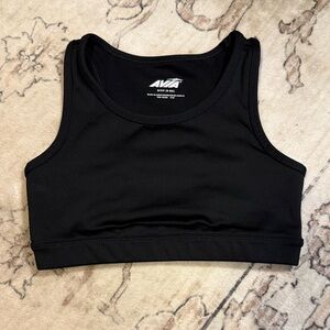 Avia Black Racerback Sports Bra Tank